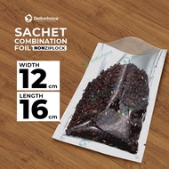 Transparent Aluminum Sachet Plastic|Aluminum Sachet Packaging 12x16