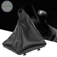 Leather Shifter Shift Knob Gear Gaiter Boot Cover For-BMW E30 E36 E46 NEW