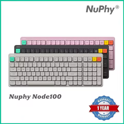 NuPhy Node100 Mechanical Keyboard Bluetooth wireless keyboard touch keyboard Low-profile/High-profil
