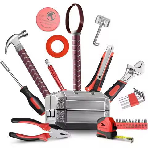 Thor Hammer Tool Box Household Thor Hammer Kit Thor's Mjolnir Hammer Tool Kit Set Home Repair Tool S