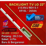 LG LED TV BACKLIGHT 22 INCH 34 LED - 3 VOLT SMD LG LED TV BACKLIGHT LIGHT 22 INCH - 21.5 INCH 215 RE