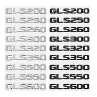 Car Digital Alphabet Trunk Emblem Badge Decal for Mercedes Benz GLS200 GLS250 GLS260 GLS300 GLS320 G