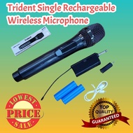 UHF Rechargeable Single Wireless Microphone Trident
