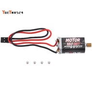 🔥180 Brushed Motor with Stainless Steel Pinion for 1/18 RC Crawler TRX4M Upgrade,80T Accessories