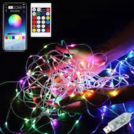 Led strip super rgb app smart sensor rgbic 8m necosoe
