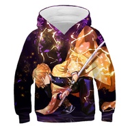 3D Anime Demon Slayer kids hoodies for teen girls Pullover Sweatshirt Children s clothing Costume Ha