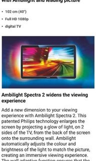 Philips 40吋電視