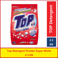 [Ready Stock] TOP Detergent Powder Super White 2.3KG (RED) Laundry Use Advanced Micro-Clean Tech 99.
