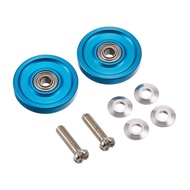 TAMIYA Roller [15437: ️700] 13mm Aluminum Ball-Race Rollers (Ringless) Blue Anodized