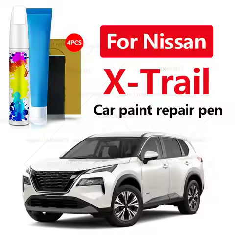 Car Paint Repair Pen For 2000-2025 Nissan X-Trail Paint Scratch Repair Accessories 4PCS Orange White