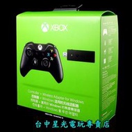 缺貨【XB1週邊】☆ Xbox One 新版 原廠無線控制器 黑色手把＋接收器 ☆【內嵌3.5mm耳機接頭 支援WIN1