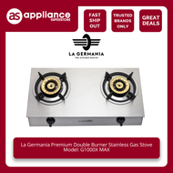 La Germania Premium Double Burner Stainless Gas Stove G1000 MAX