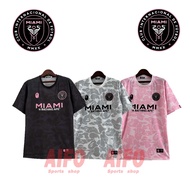 BAPE X INTER MIAMI CF CAMO TEE BLACK  Special Edition T-shirt Jersey