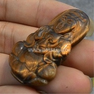 Dewi Kwan im Carved Tiger Eye Stone Pendant (code:337) Original Guarantee