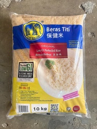 Cap Gajah Beras Titie Original Low GI Parboiled Rice 10 kg