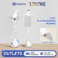 Simplus 2 in 1 Garment Steamer | 2000W | 34g/min Steam | 11-Iron Mode 丨Ironing Board丨Rotatable Handh