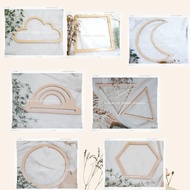 KATUN GANTUNGAN Macrame frame cotton rope macrame hanger