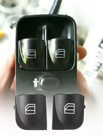 2Pcs Window Switch Cover Accessories New For Mercedes W203 C-CLASS Power Window Button Switch Consol