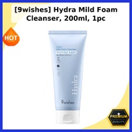 [9wishes] Hydra Mild Foam Cleanser, 200ml, 1pc / Korean Foam Cleanser / Gentle Formula / 100% Authen