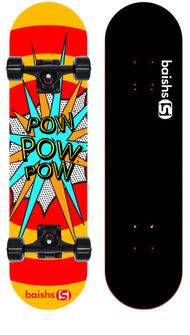 Skateboard สเก็ตบอร์ด สเกตบอร์ด 7.85 สเก็ตบอร์ดประกอบพร้อมเล่น complete skateboard  ไม้เมเปิ้ลแท้100