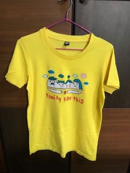二手衣櫃✨101原創T恤 黃色印花上衣