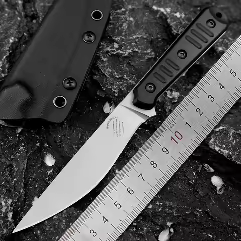 Bastinelli tactical fixed blade knife 8Cr13MoV steel Kydex sheath G10 handle outdoor camping self-de