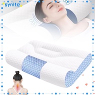 SYNITE Sleep Apnea Pillows, Comfortable Neck Pain Relief Orthopedic Deep Sleep Pillow,  Breathable I