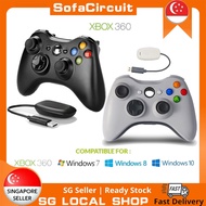 【SG Local Seller】XBOX360 Wireless Game Controller with 2.4G Receiver Suitable for PC/PS3/Android Universal Use