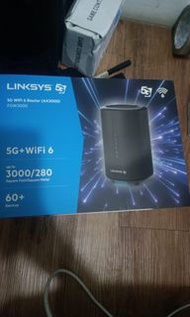 全新 Linksys FGW3000 5G WiFi 6 路由器 AX3000 香港行貨