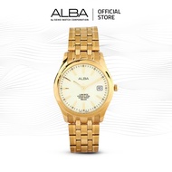 Alba Jam Tangan Pria AXHK88 Quartz Stainless Steel Gold Watch