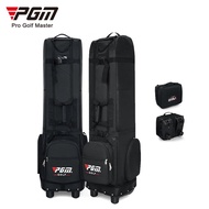 Flight Bag PGM hkb012 golf luggage with nylon wheels waterproof black durable PE0P