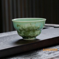 Crystal Glaze Master Cup Light Luxury Kiln Changed Kung Fu Tea Set Large Arhat Personal Dedicated CJ