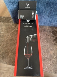 Coravin wine preservation model2 + 1 capsule in use + 1 unused capsule