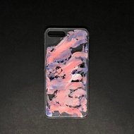 Acrylic 手繪抽象藝術手機殼 | iPhone 7/8+ | Love Wave