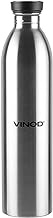Vinod Sparkle 24 Hours Hot and Cold Flask Bottle with Copper Coating Inside and Fabricated 18/8 Stainless Steel Outside | Stainless Steel Water Bottle for Daily Use - 1 Litre (Silver)