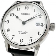 SEIKO Presage SARX027/6R15 02Z0 Enamel Dial, Overhauled, Skeleton Caseback, Stainless Steel/Leather/