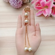 BROS DAGU JILBAB AKSESORIS HIJAB JUNTAI MUTIARA M0153