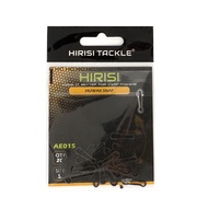 Hirisi AE015 20Pcs Carp Fishing Swivel Snap Quick Change Connector Link Stainless Steel Smooth Rotat