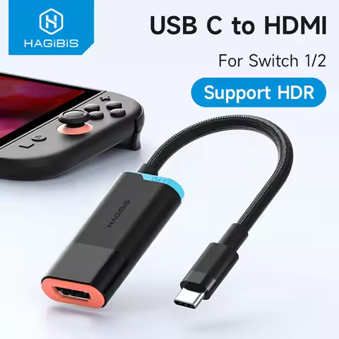 Hagibis Switch 2 Dock 4K@60Hz USB C to HDMI Female Cable Portable Travel TV Dock Adapter Display cab