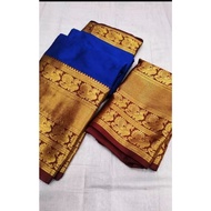 BLUE SOFT SILK SAREE
