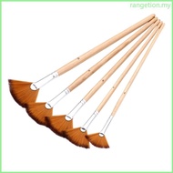 RAN 5 Pcs Fan Brushes Artists Fan Brush Set Watercolor Painting Brush for Painting