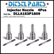 4x Diesel Fuel Injector Nozzle Tip DLLA153P1609 for Hyundai H1 Starex 2.5d D4CB 33800-4A600 04451102