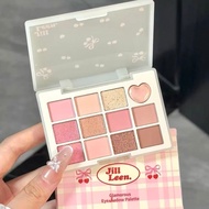 JILL LEEN Eyeshadow Palette 眼影十二色眼影盘哑光百搭珠光 Twelve Color Eyeshadow Matte Versatile Pearlescent Limite