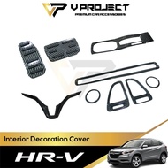 Honda HRV Interior Decoration Carbon Fiber Design Trim For HRV (2015 - 2022)  Car Accessories  V Pro