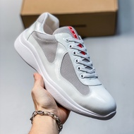 Prada America's Cup Patent Leather Men's Sports Shoes Fashion Casual Shoes Display