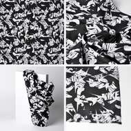 NIKE BANDANA PRINTED 方巾 運動頭巾 魔術頭巾 街舞頭巾 / 036 黑白LOGO