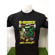 2024 fashion T-shirt Casio G-shock Rangeman Fight Club / G-shock Tshirt / Baju Microfiber Jersi / Jersey Sublimation / Tshirt/collar/long