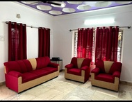 Rumah 1500 m² dengan 2 bilik tidur dan 2 bilik mandi peribadi di HBR Layout (2BHK serviced apartment