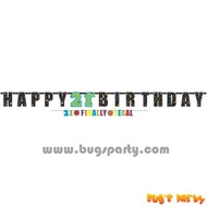 Legally 21 Happy 21st Birthday Letter Banner/letter
