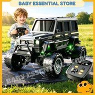 1:64 MINI RC G-wagon Carriage Climbing Car 4WD Off-road Vehicle Toy with Trailer Full Scale Remote C